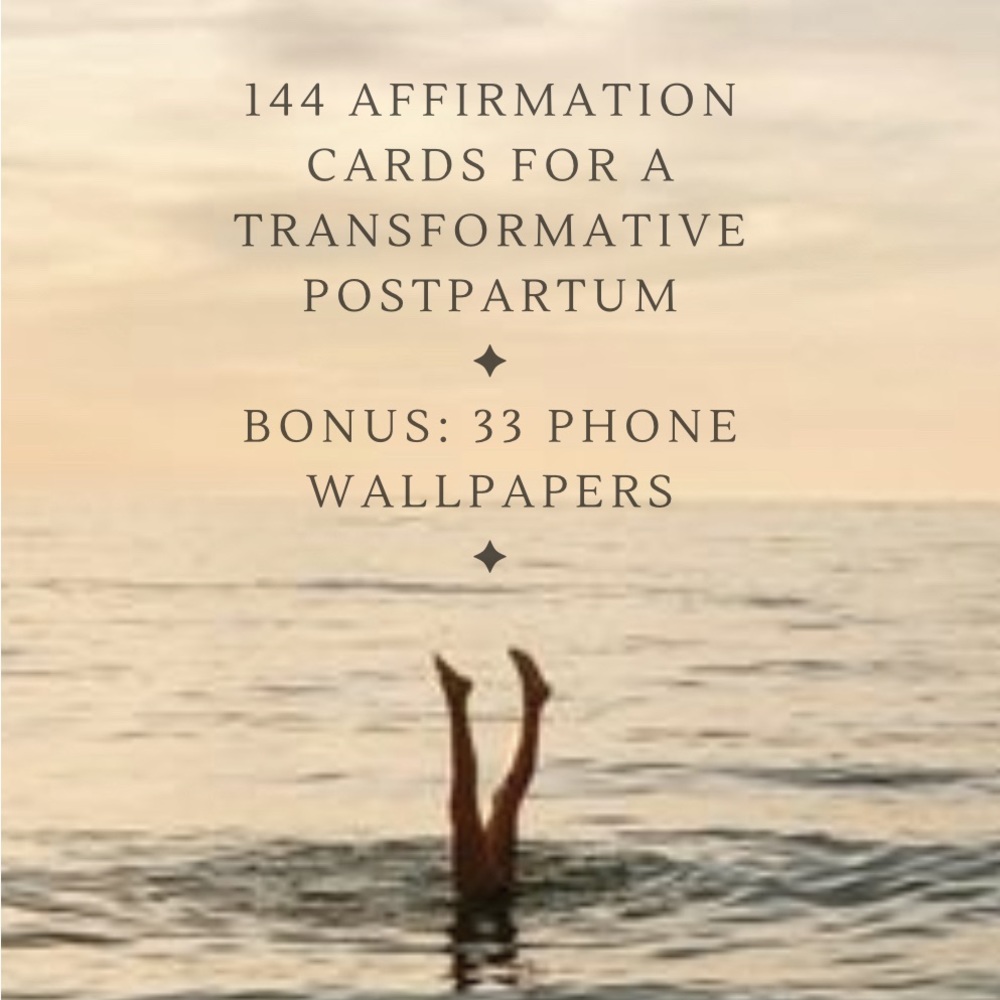Bringing Home Baby Affirmation Cards and Phone wallpapers